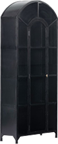 KALIL BLACK ARCING METAL CABINET
