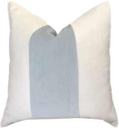 BLUE LIGHT STRIPE PILLOW
