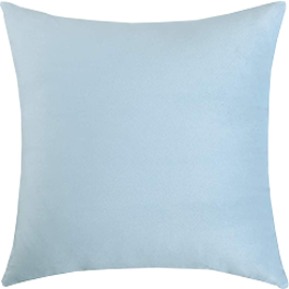 BLUE LIGHT VELVET PILLOW