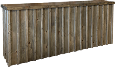 CANYON 8' NATURAL PINE BAR