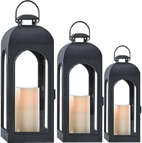 FLORENCE WEATHERED ZINC LANTERN