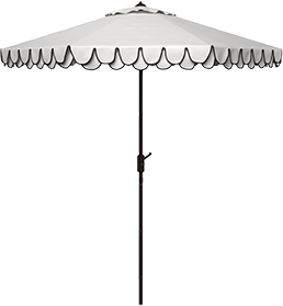 CHENDRA DOUBLE SCALLOP UMBRELLA