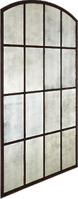KEATON ANTIQUE FLOOR MIRROR