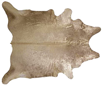 HATHOR LIGHT COLORED HIDE RUG