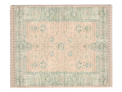 LEYAN 8X10 CAMEL + SAGE RUG