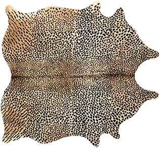 MELAS LEOPARD PRINTED HIDE RUG