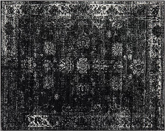 OBSIDIAN 8X10 BLACK RUG