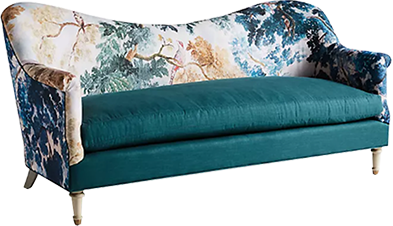 AVIANA BOTANICAL LINEN SOFA