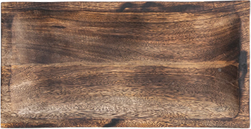 BRINLEY CHARRED WOOD TRAY