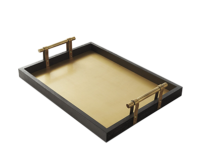 OBED WOOD + BRASS TRAY
