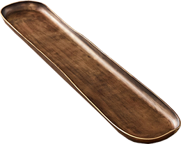 SHETANI DARK BRASS TRAY