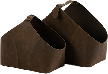 AUSKIN LEATHER BASKETS