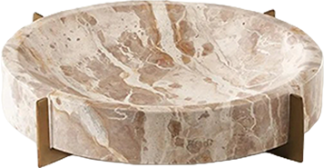 ZIYAN MARBLE BOWL + STAND