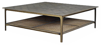 VERSAILLES CANE COFFEE TABLE
