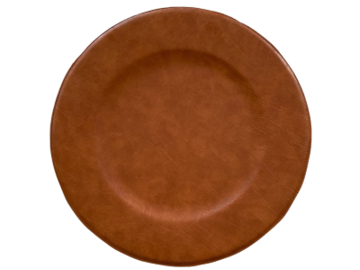 ORLA 13" CHESTNUT LEATHER CHARGER