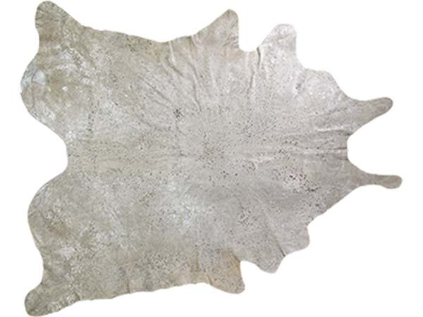 Ninsun 7x7 Silver Hide Rug