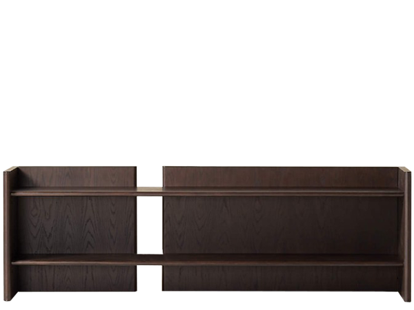 Anathema 82"  Dark Ash Wood Console