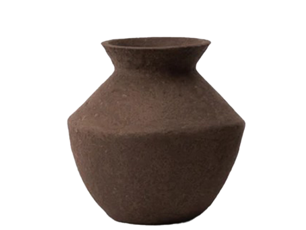 Divya 11" Rustic Paper Mache Vase