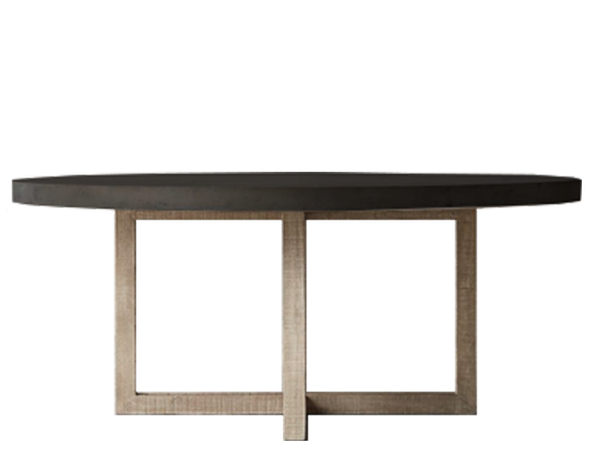 Kohl 5' Round Black Top Dining Table