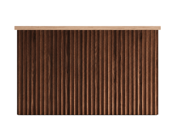 SINATRA - WALNUT FLUTED BAR