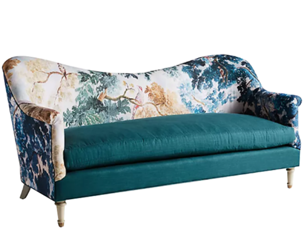 Aviana Botanical Linen Sofa