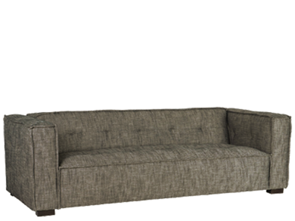 Henry Upholstered Grey Sofa