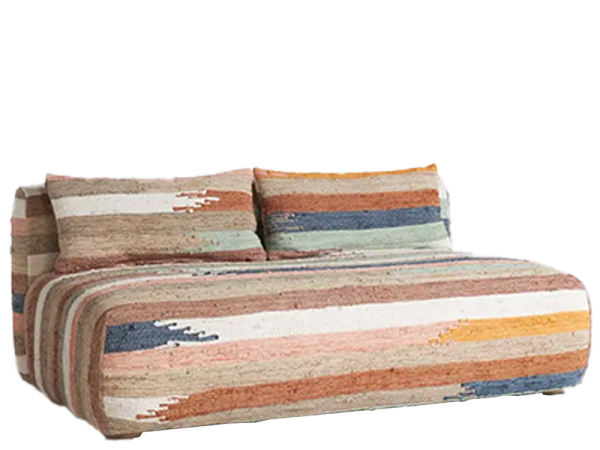 Jacinda Armless Textile Loveseat