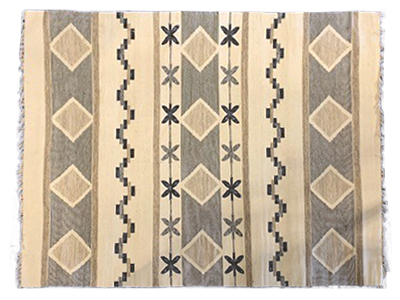 Dayna 8x10 Grey Pattern Rug