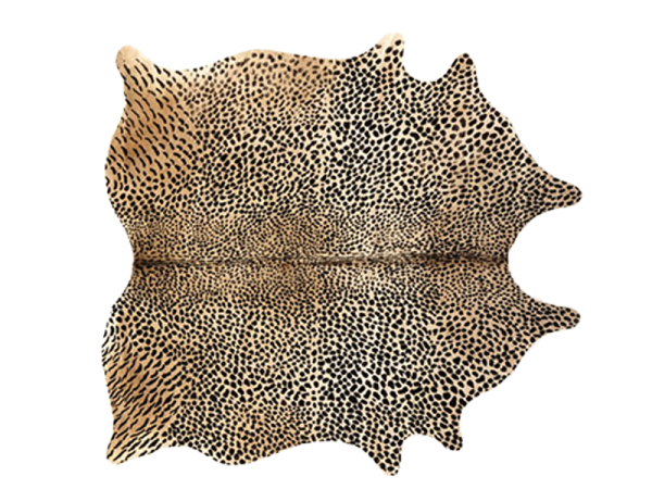 Melas Leopard Printed Hide Rug
