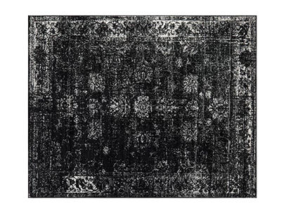 Obsidian 8x10 Black Rug