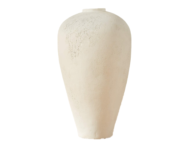 Ahsta 31" Cream Terracotta Vase