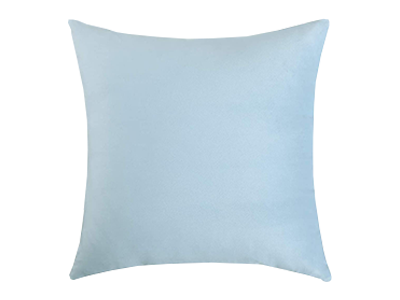 Blue Light Velvet Pillow